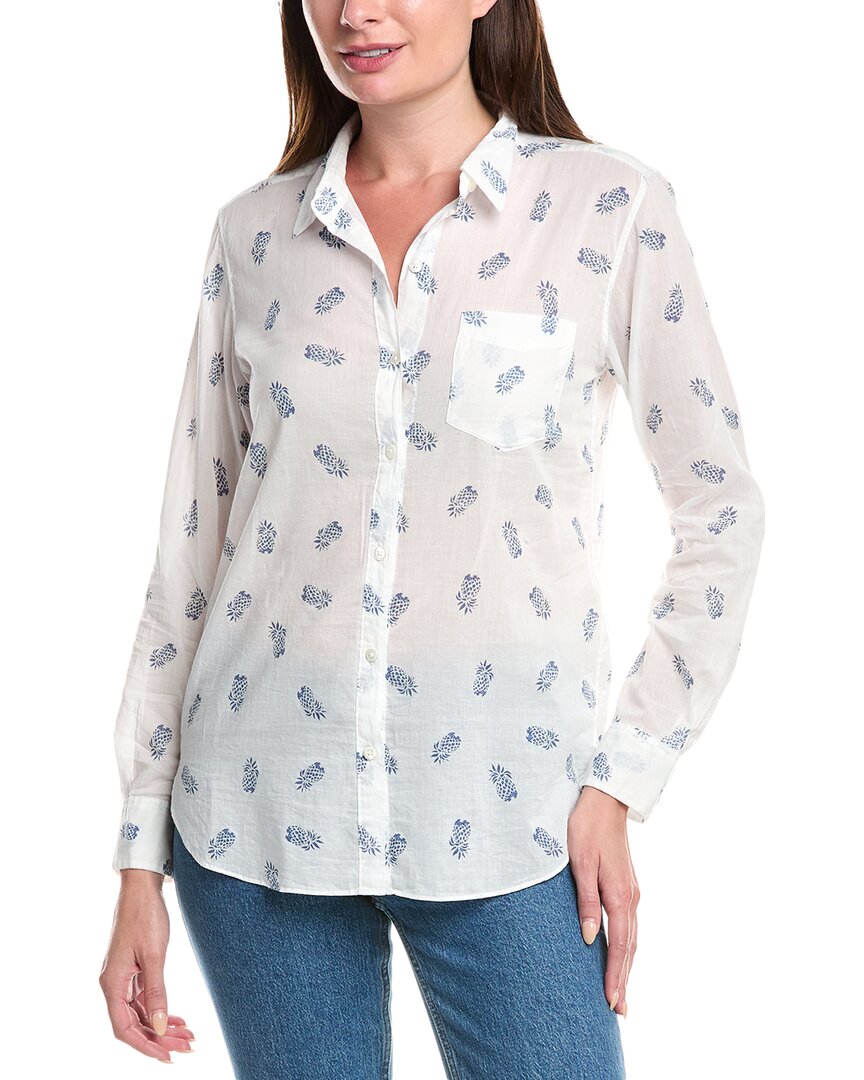 G1 Pineapple Print Shirt In White