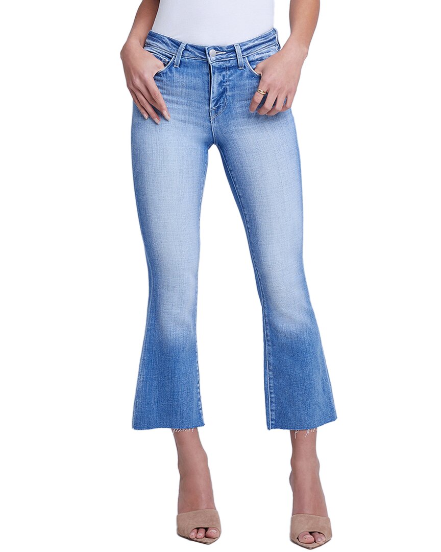 Shop L Agence L'agence Kendra High-rise Crop Flare Balboa Jean