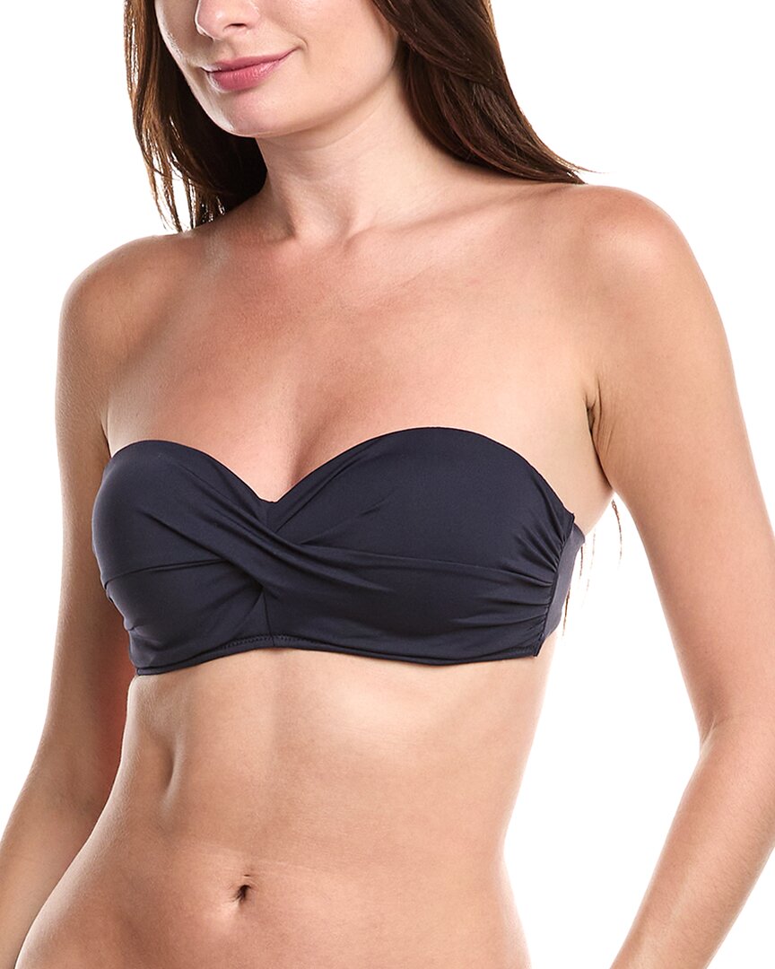 Sea Level Australia Essentials Twist Front Bandeau Bikini Top