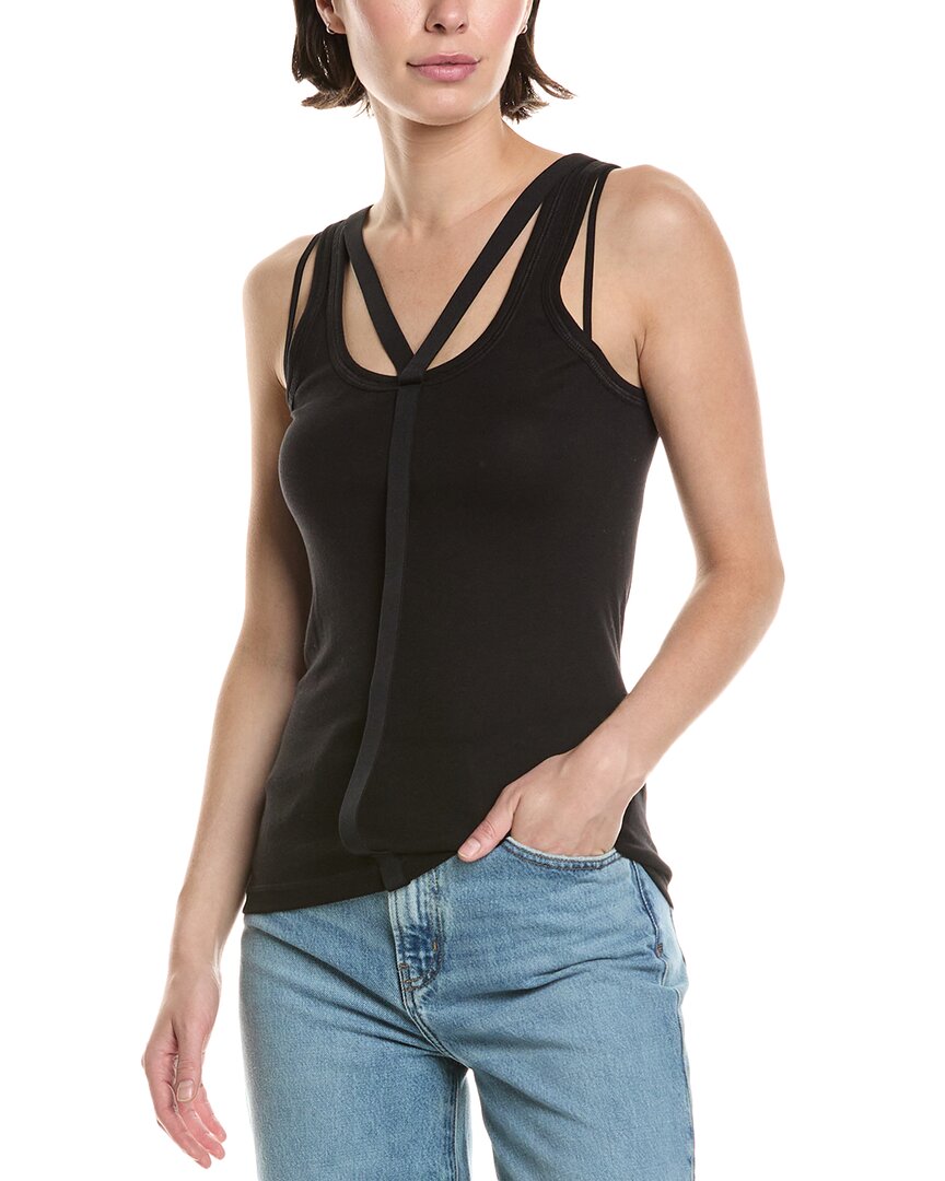 Helmut Lang Pima Cotton And Modal-blend Jersey Tank