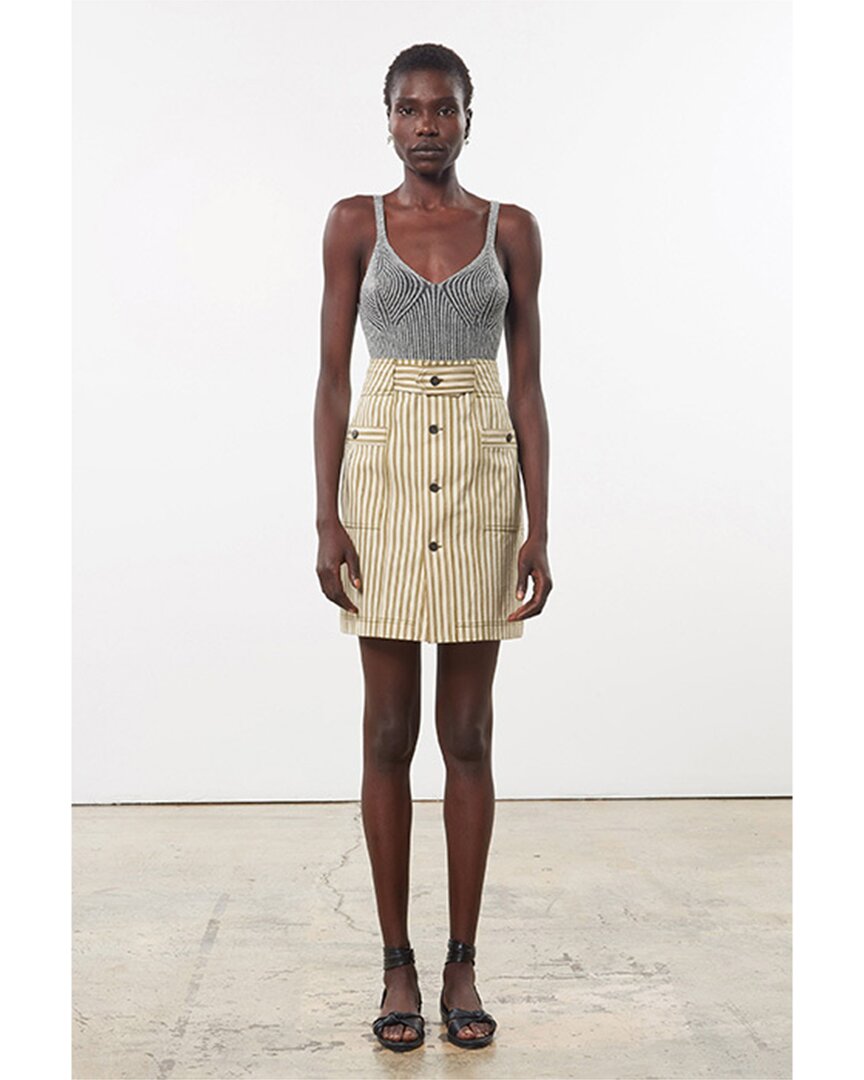 Mara Hoffman Lici Mini Skirt In Nude