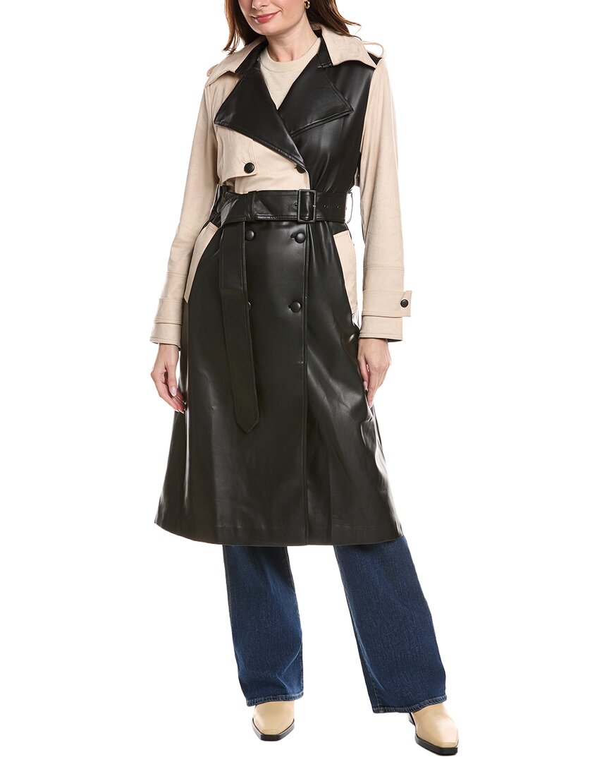 Hutch Stasia Trench Coat In Black