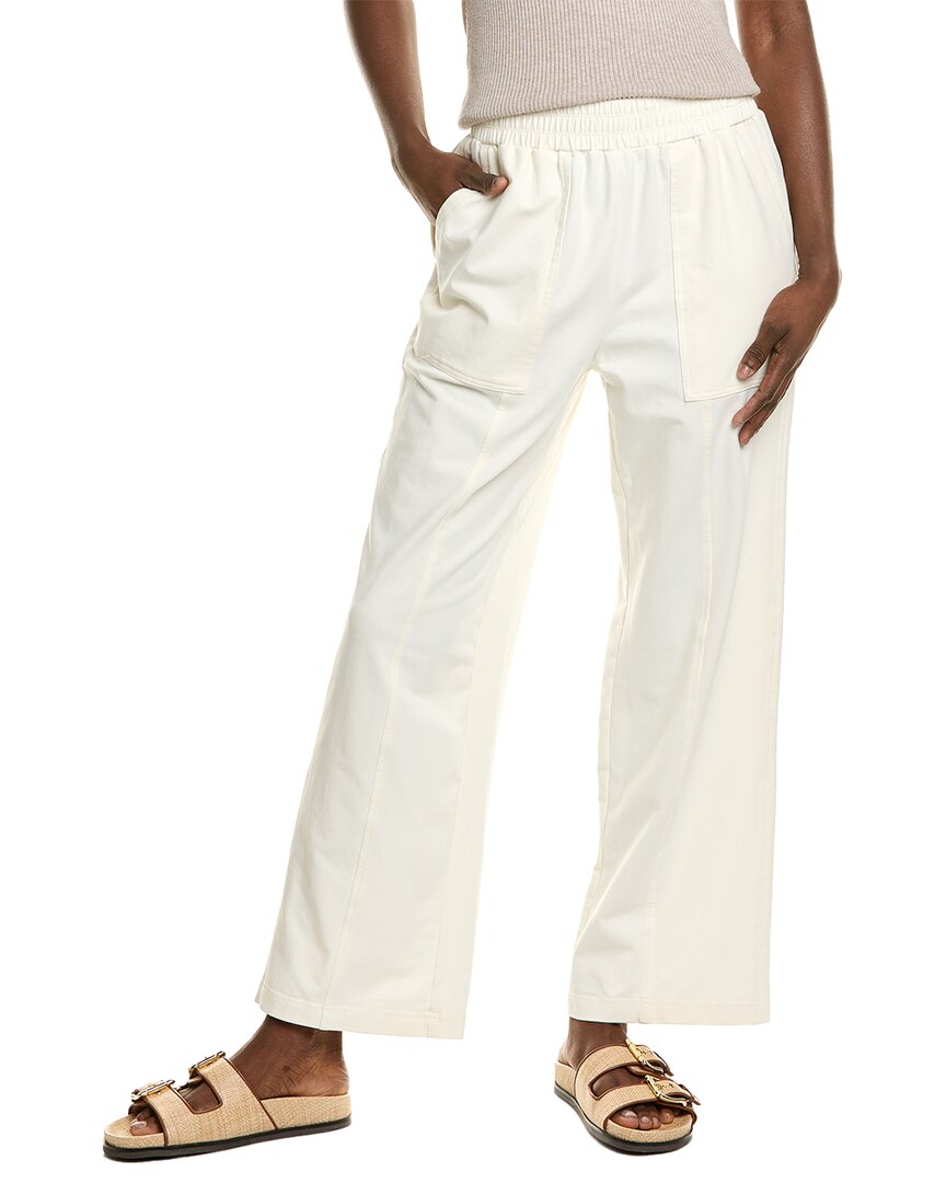 Nanette Lepore Wide-leg Seamed Pant In Neutral