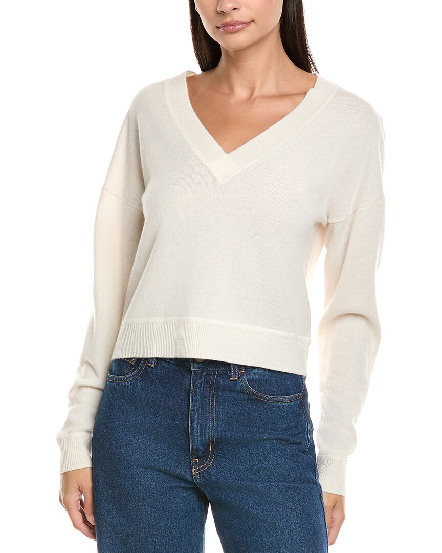 Naadam Wool & Cashmere-blend Sweater In White