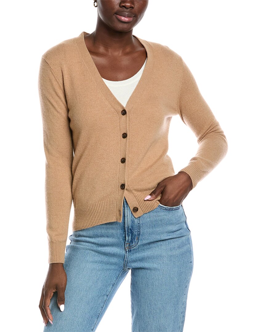 Amicale Cashmere V-Neck Cashmere Cardigan Women's