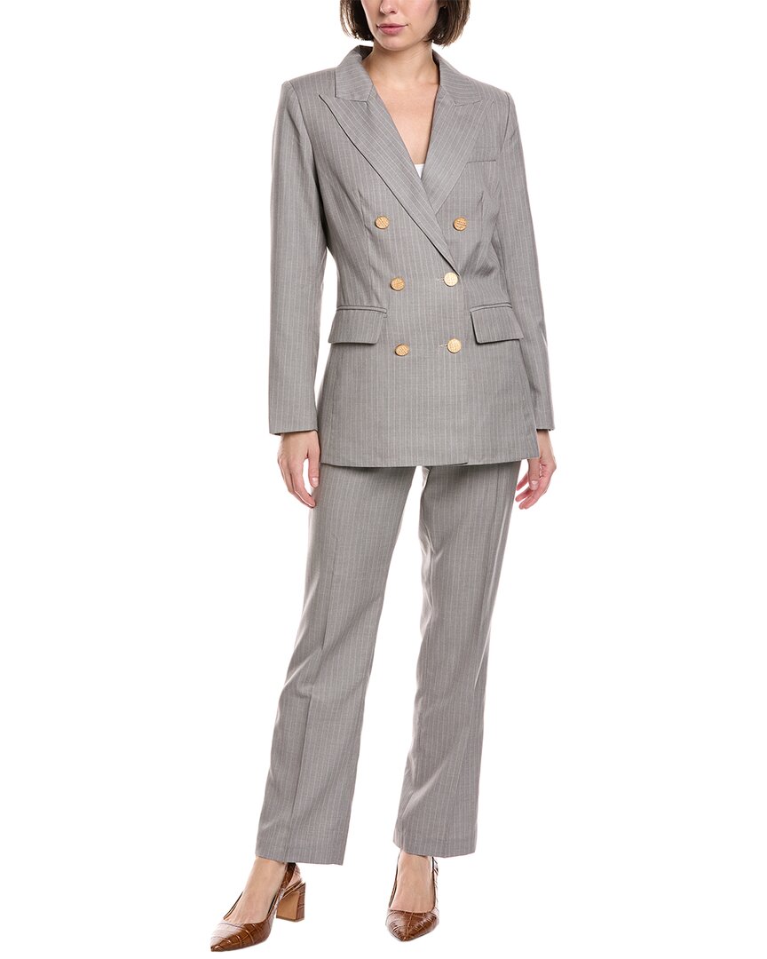 Pascale La Mode 2pc Suit In Gray