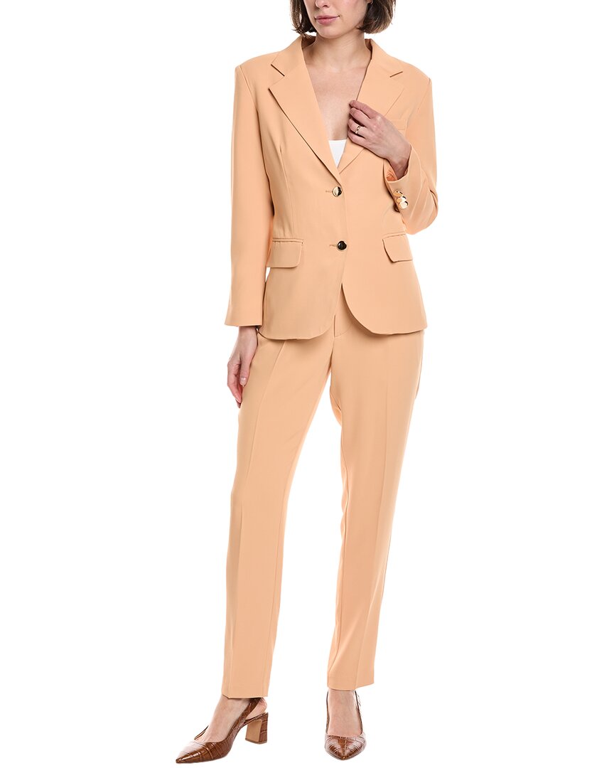Pascale La Mode 2pc Suit In Orange