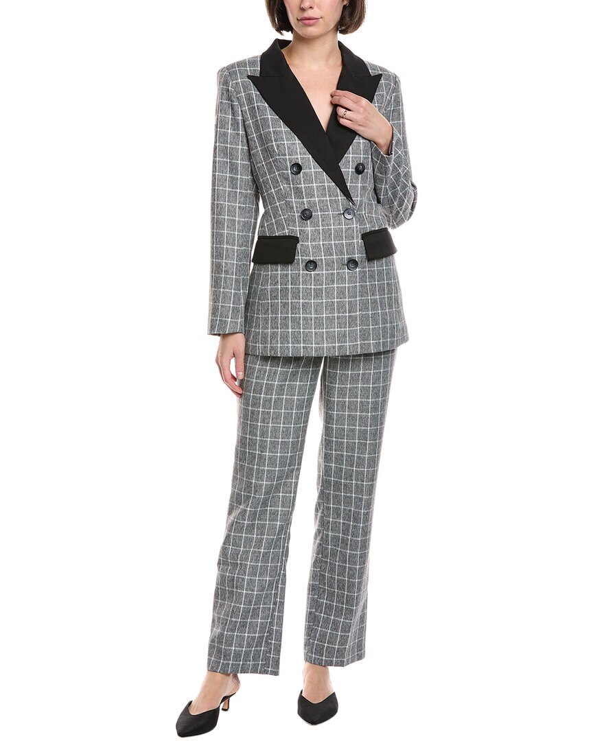 Pascale La Mode 2pc Suit In Gray