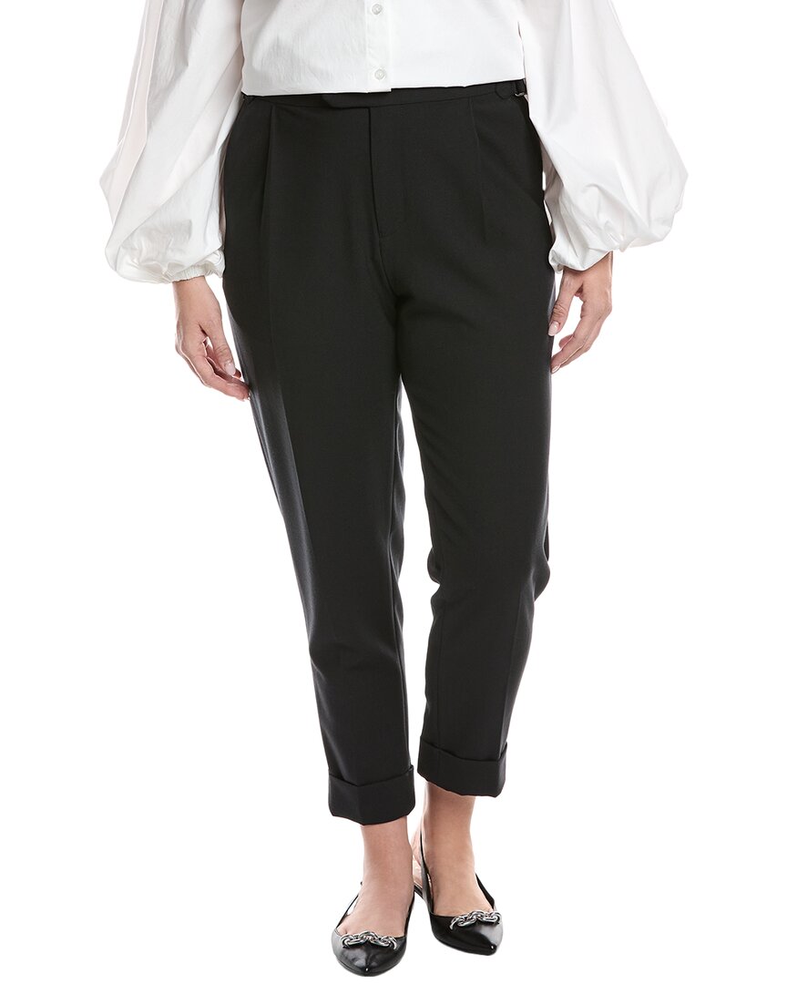 Reiss Kid Wool-blend Pant In Black