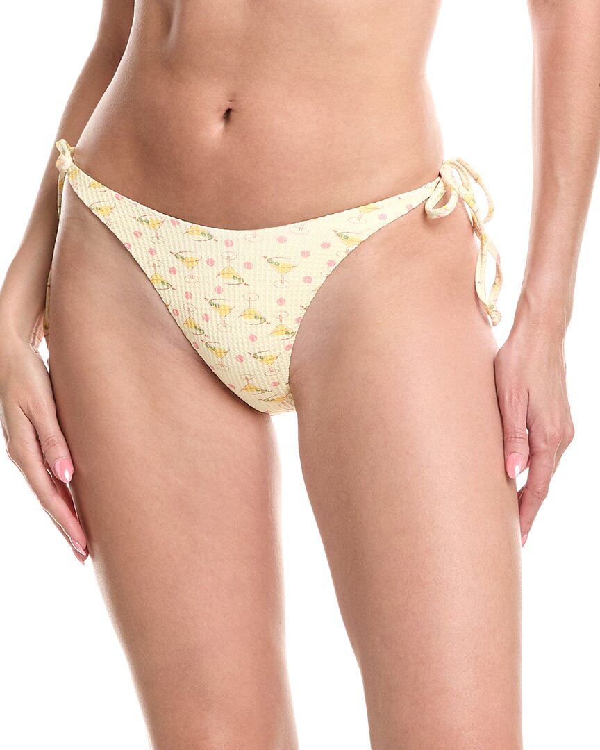 Dippin Daisys Dippin' Daisy's Serenity Bikini Bottom In Neutral