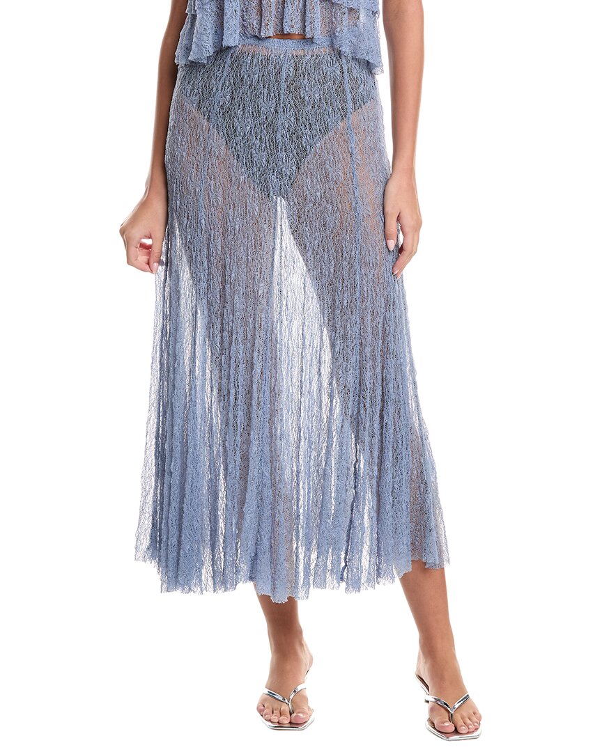Seraphina Woven Skirt In Blue