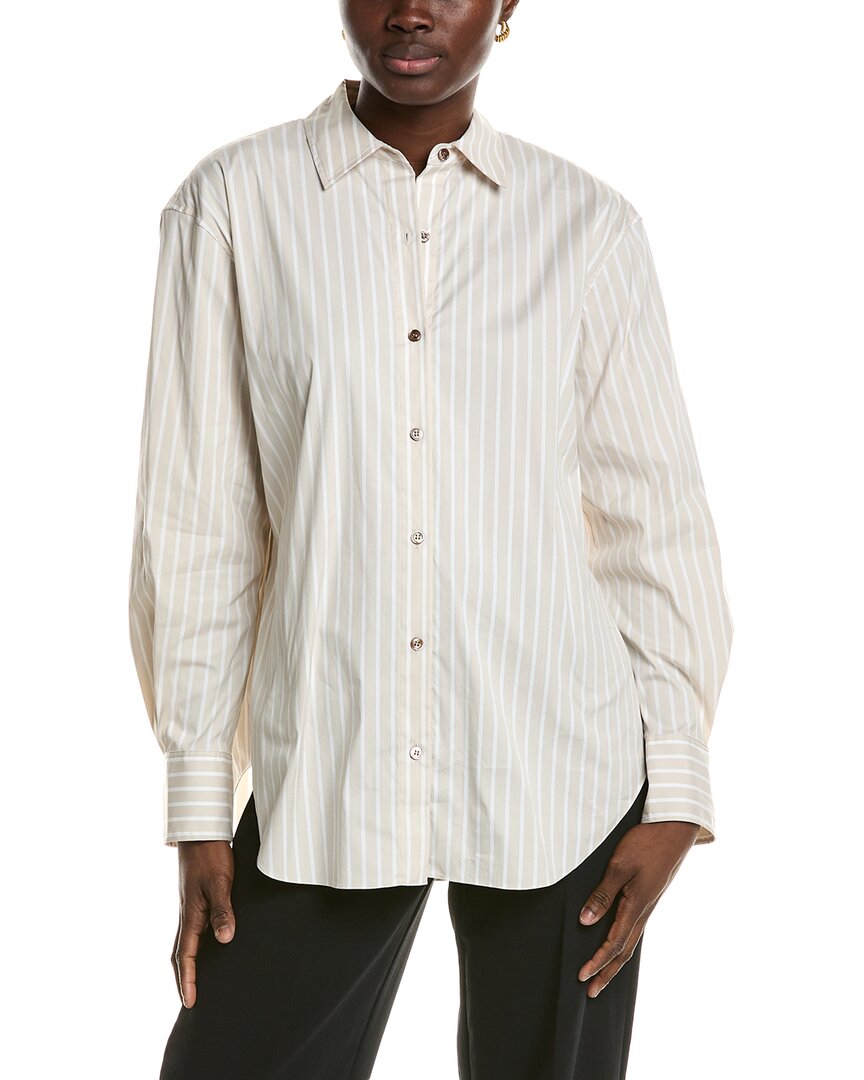 Theory Long Sleeves Striped Shirt