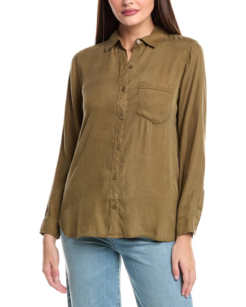 Bella Dahl Boyfriend Shirt In Brown