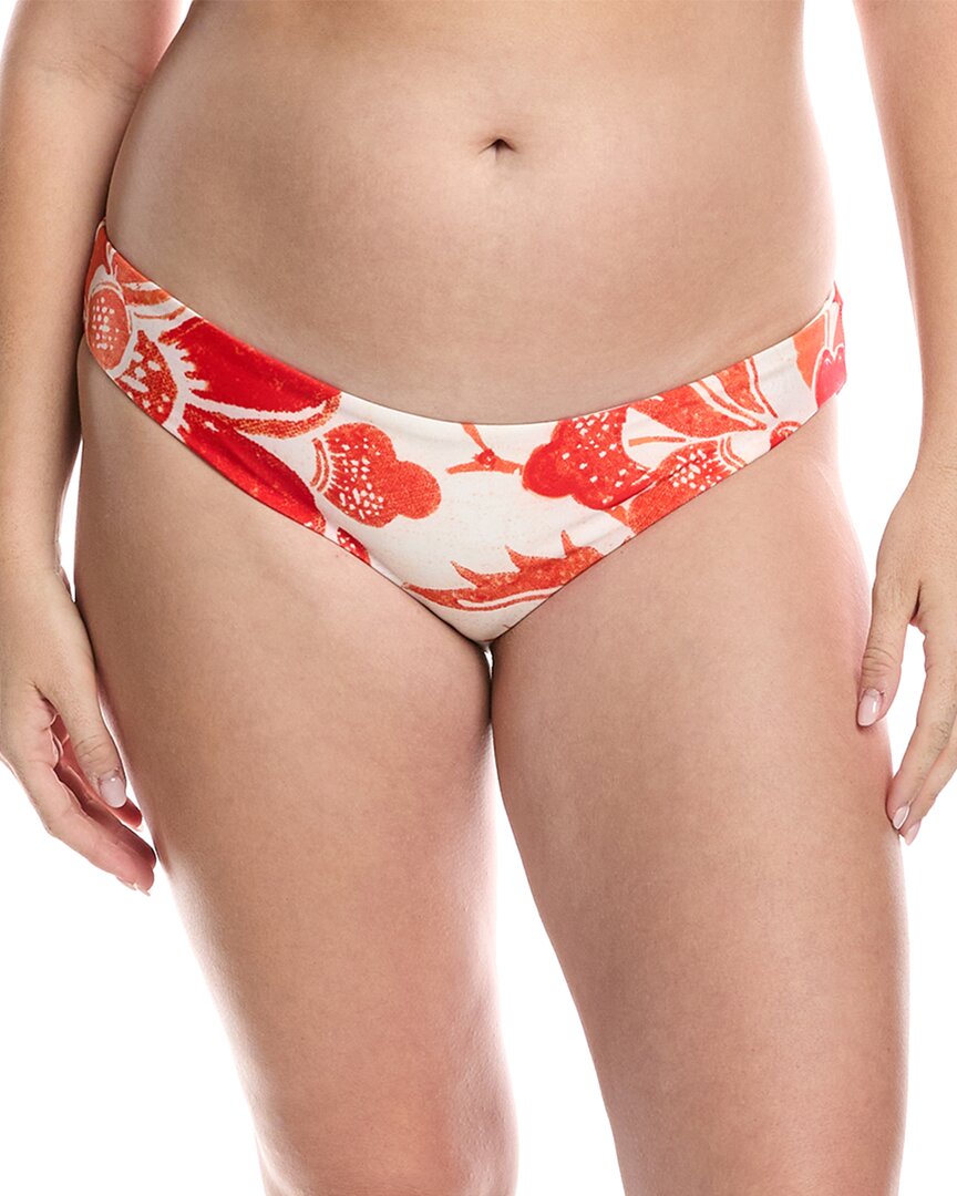 Mara Hoffman Zoa Bikini Bottom In Red