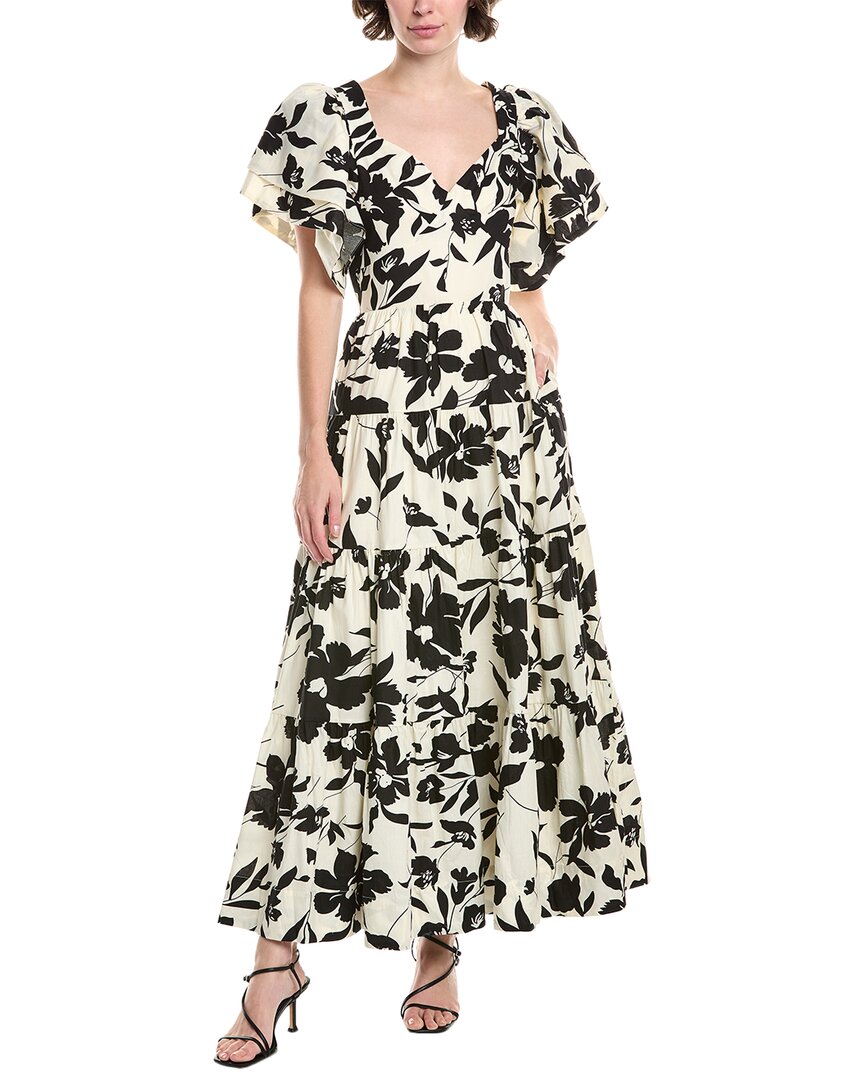 Endless Rose Dramatic Print Maxi Dress In Multi