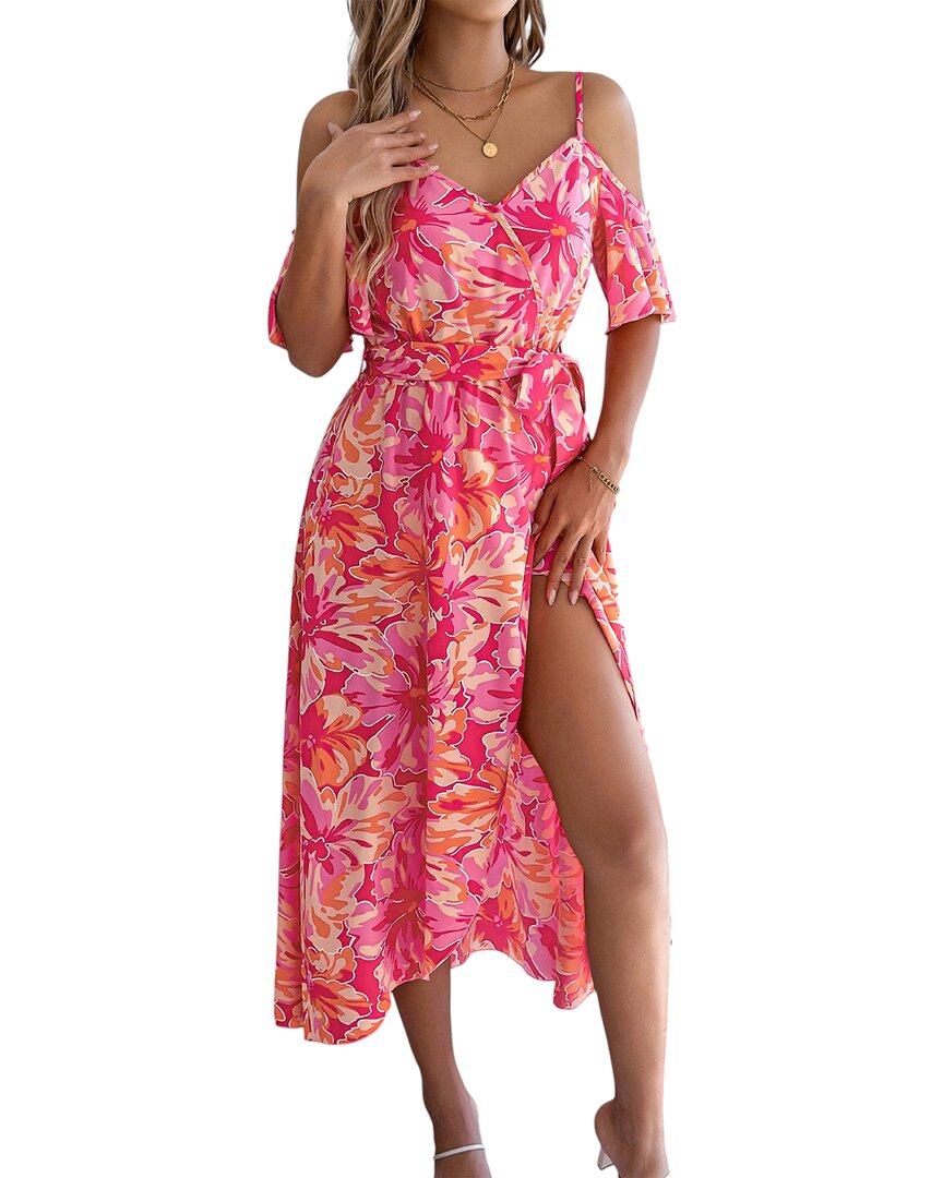 Lily Kim Maxi Dress In Pink