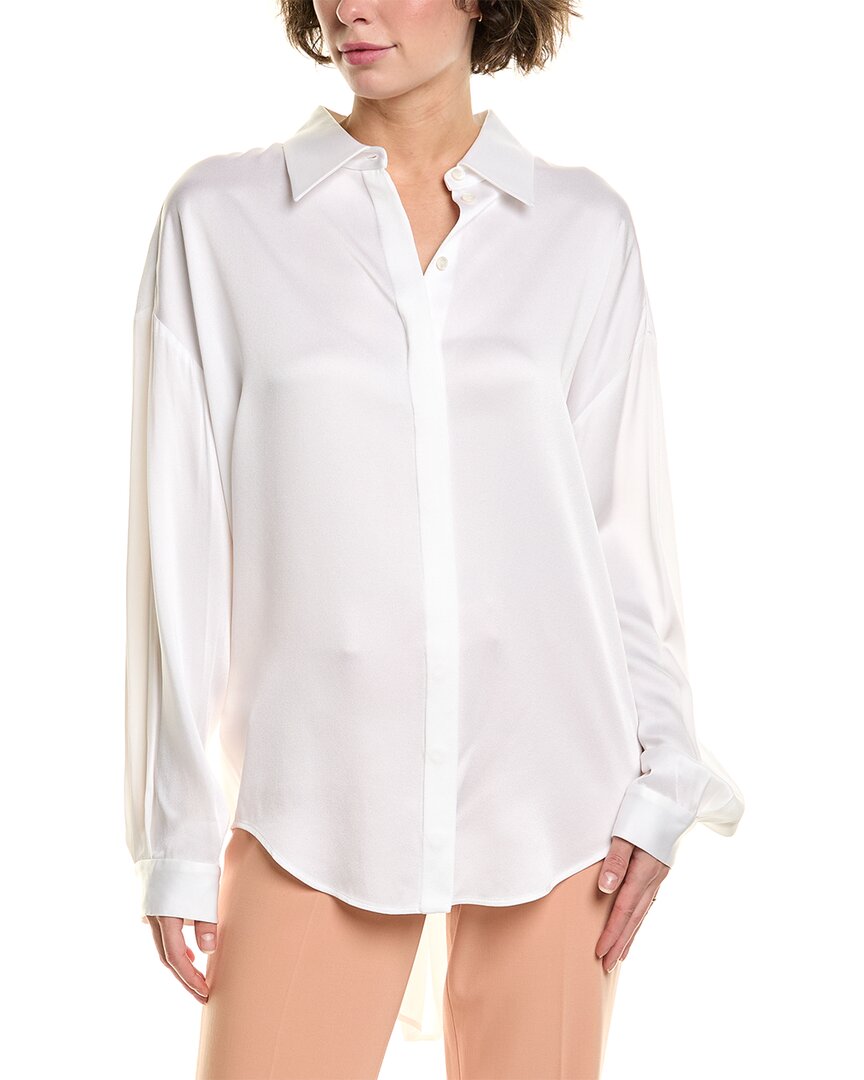 Michael Kors Collection Wedge Shirt In White