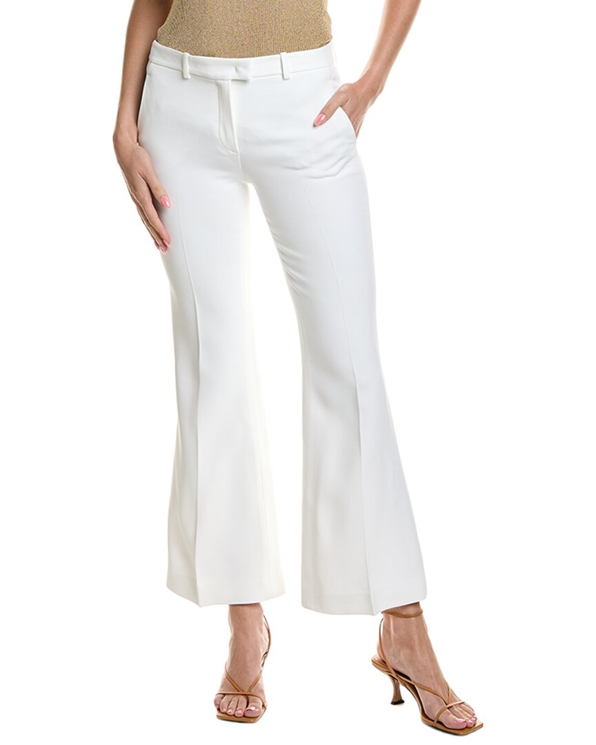 Michael Kors Collection Haylee Silk-blend Crop Trouser