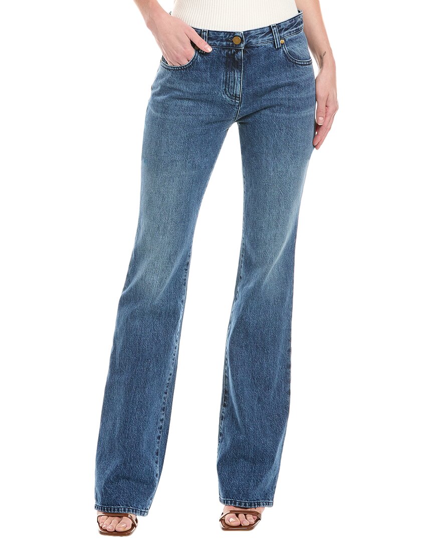 Michael Kors Collection Slim Stovepipe Jean In Blue