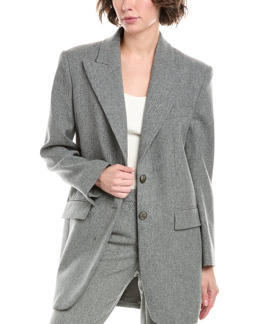 Michael Kors Collection Wool Boyfriend Blazer