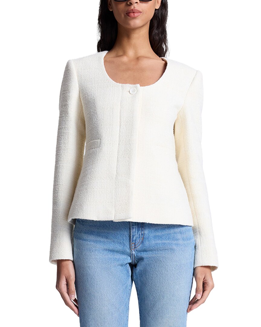 A.l.c A. L.c. Irene Wool-blend Jacket In White