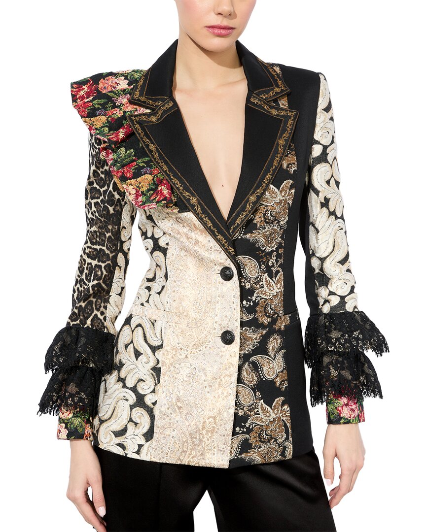 Alice And Olivia Alice + Olivia Faie Blazer In Multi