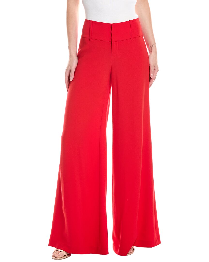 Alice And Olivia Alice + Olivia Olivia Pant In Red
