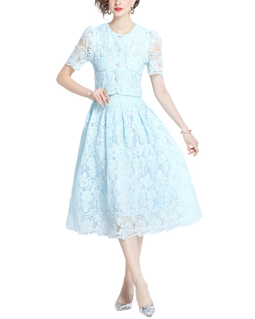 Elaine Shirt & Skirt Set