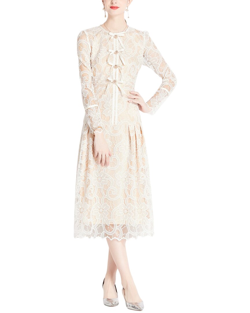 Elaine Dress In White