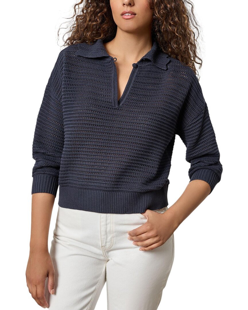 Lilla P Scalloped Collar Sweater