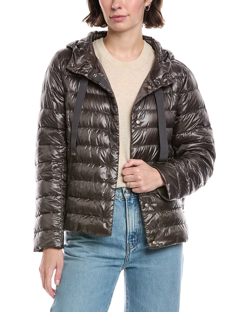 Herno Ultralight Jacket In Brown