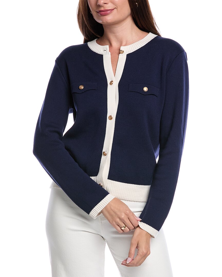 Anna Kay Ramouna Cardigan In Blue