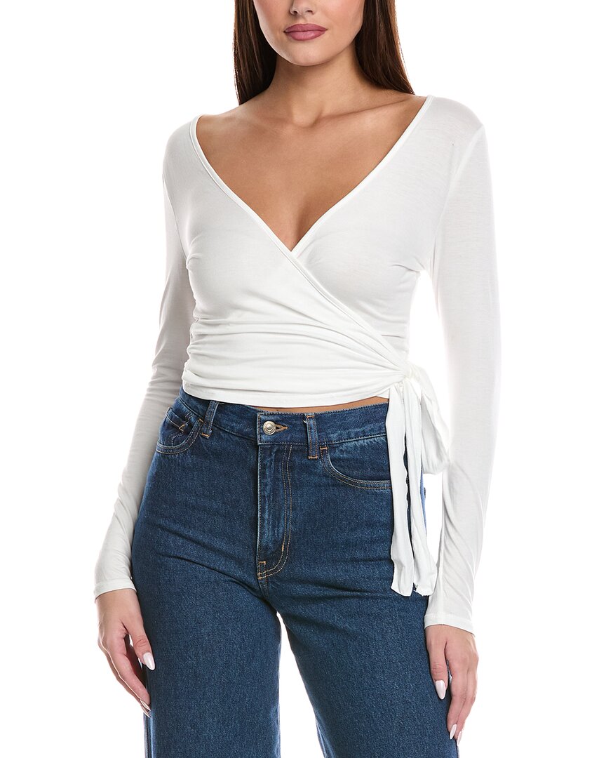 Madison Miles Top In White