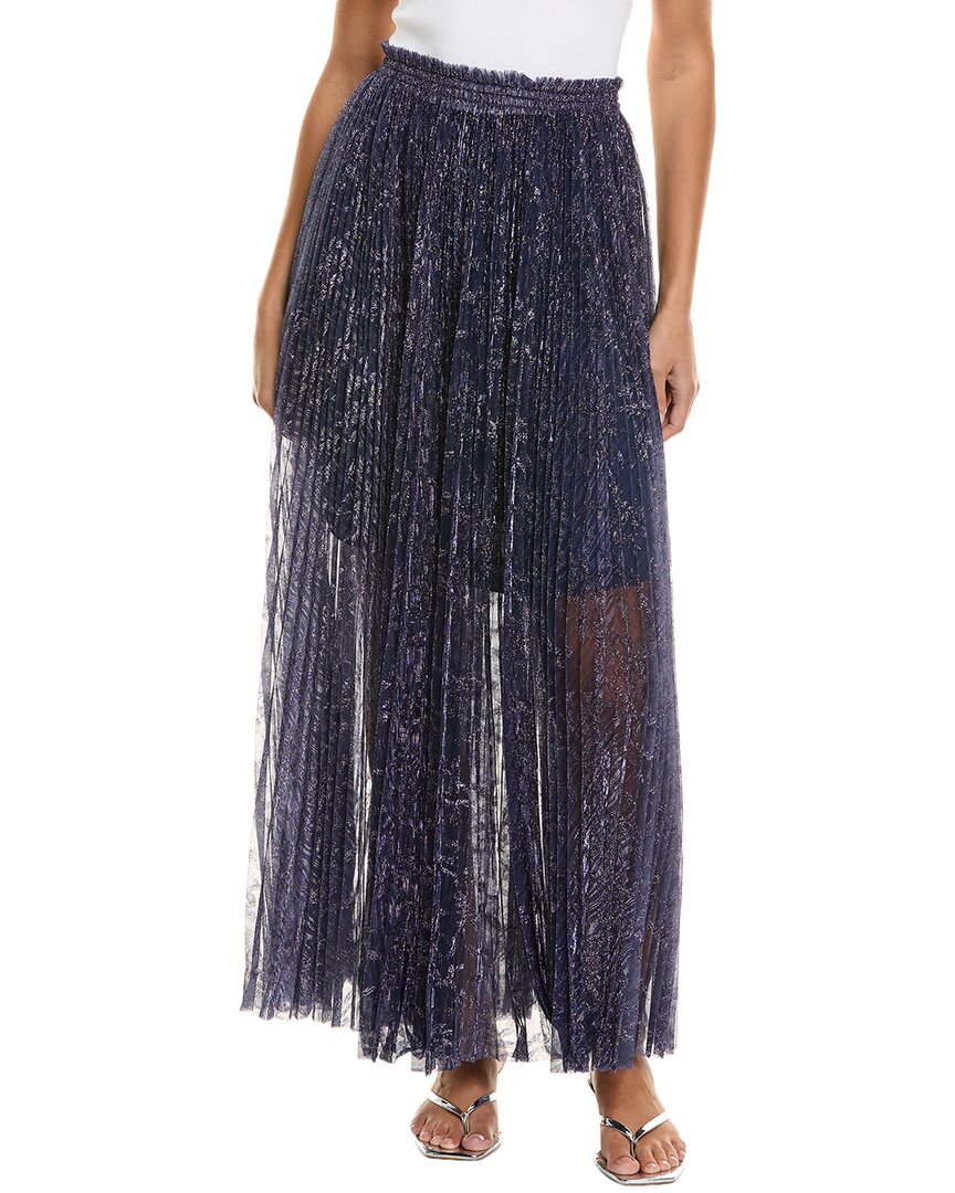 Johnny Was Montee Maxi Skirt In Blue