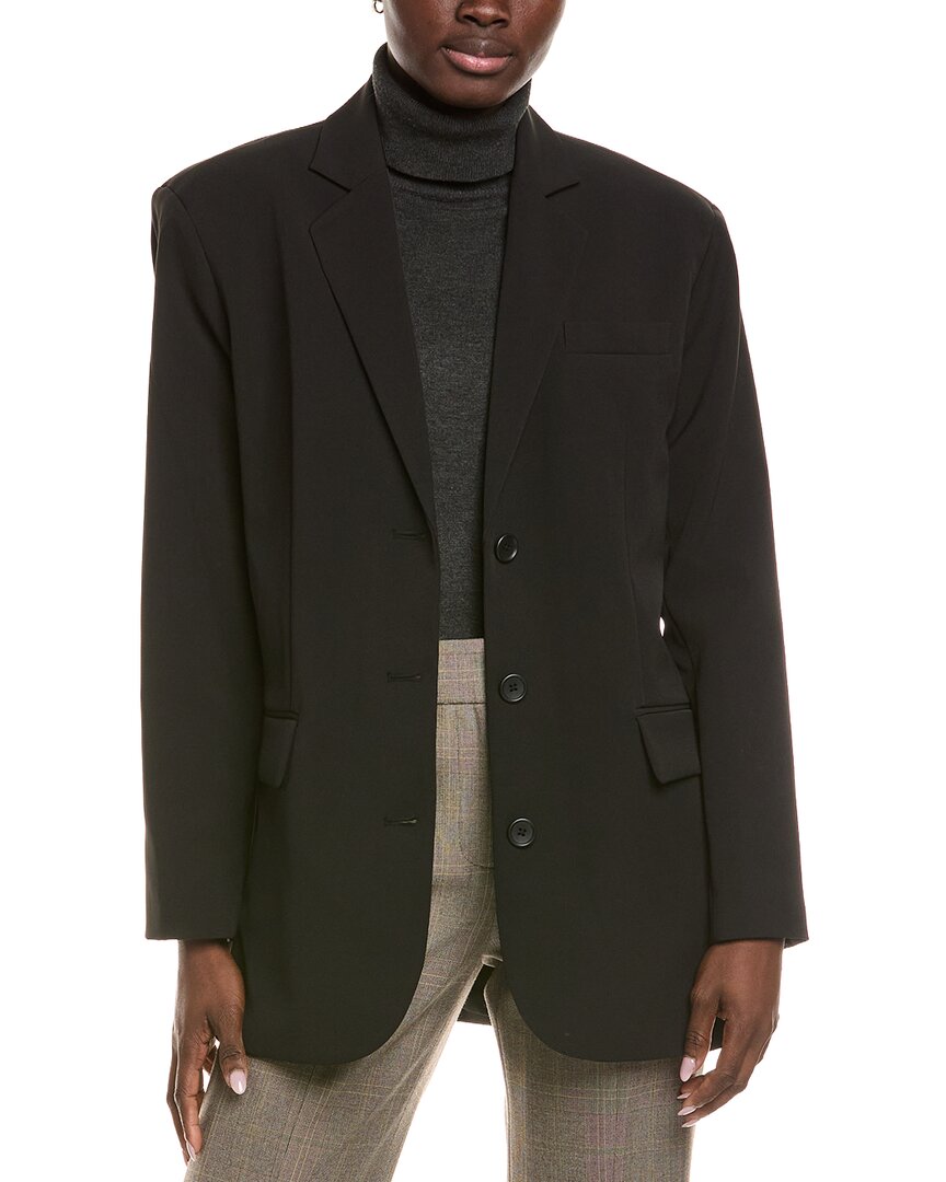 Kenneth Cole Boyfriend Jacket In Black