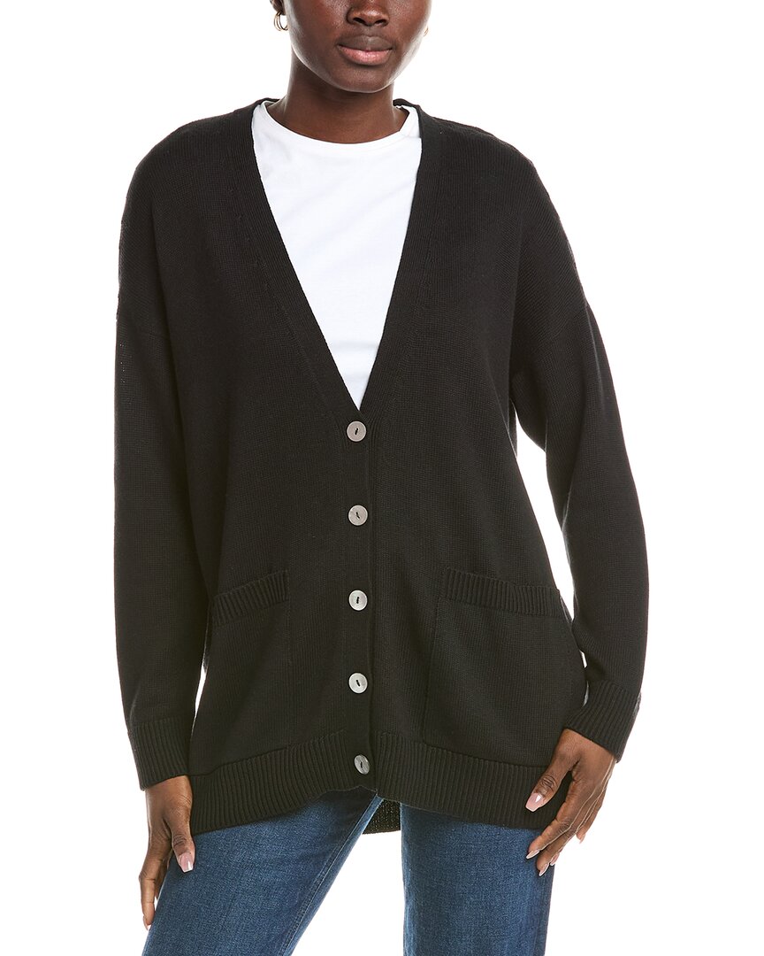 Eileen Fisher Cardigan In Black