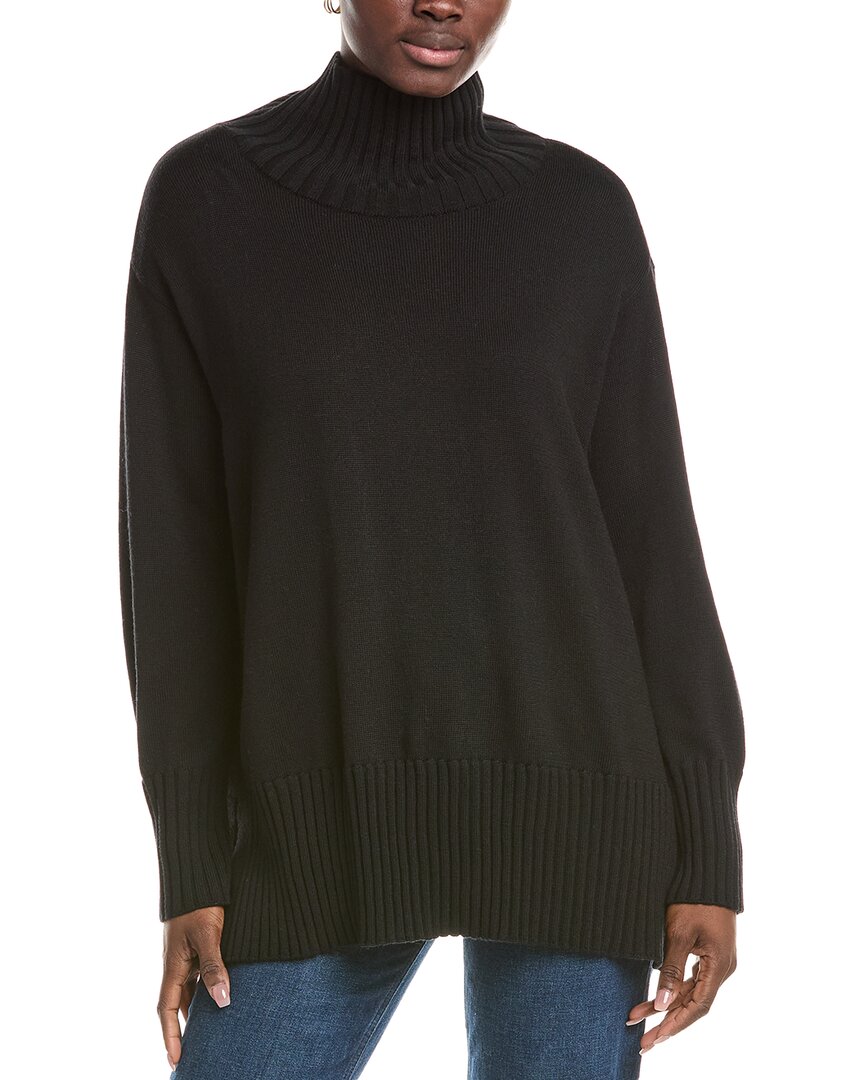 Eileen Fisher Turtleneck Sweater In Black
