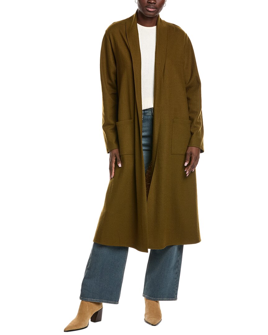 Eileen Fisher Wool Jacket In Green