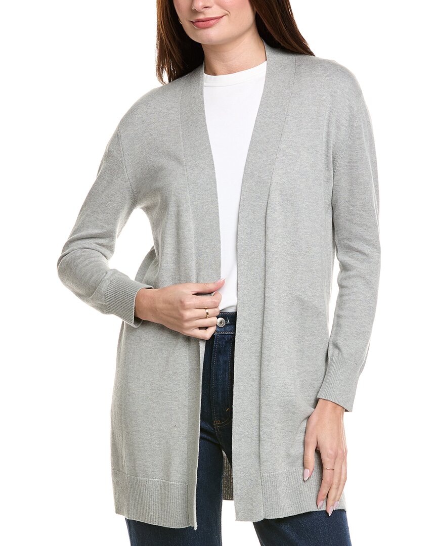 Hannah Rose Relaxed Cashmere-blend Duster In Gray