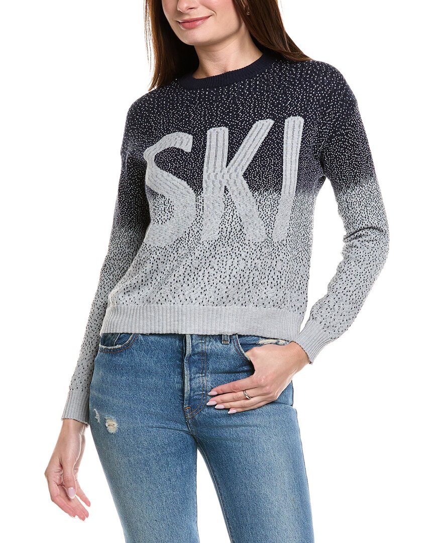 Hannah Rose Snowfall Ski Crewneck Cashmere-blend In Multi