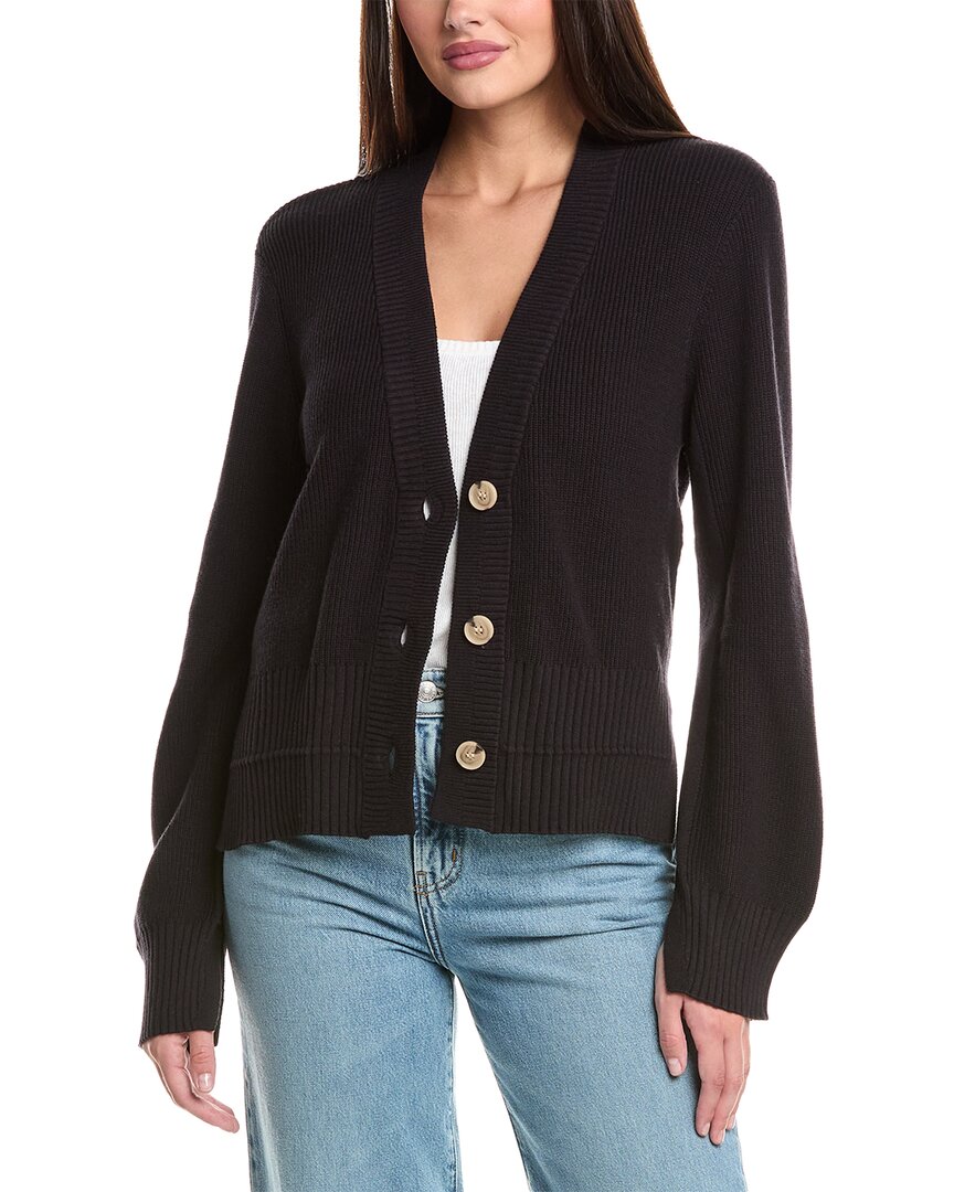 7 For All Mankind Cozy Cardigan In Brown