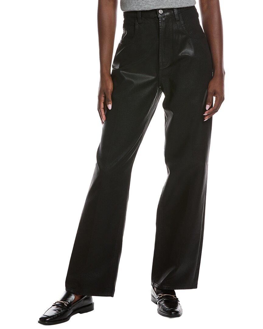 7 For All Mankind The Jennifer Worn Black Jean In Black