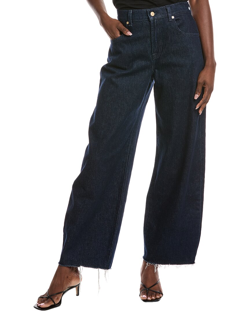 7 For All Mankind Bonnie Bella Curvilinear Jean In Blue
