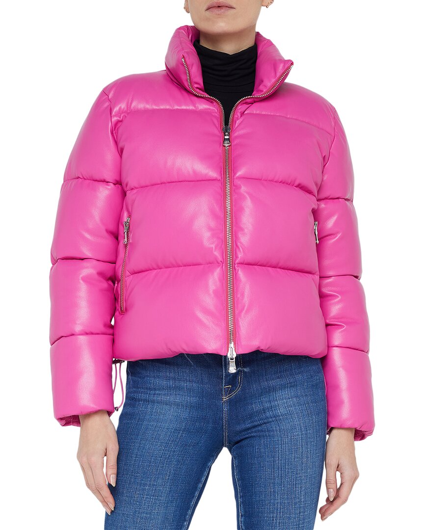 L'agence Larsen Puffer Jacket In Pink