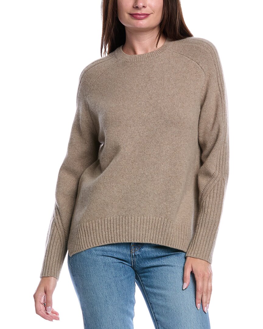 Allsaints Ines Cashmere & Wool-blend Sweater In Brown