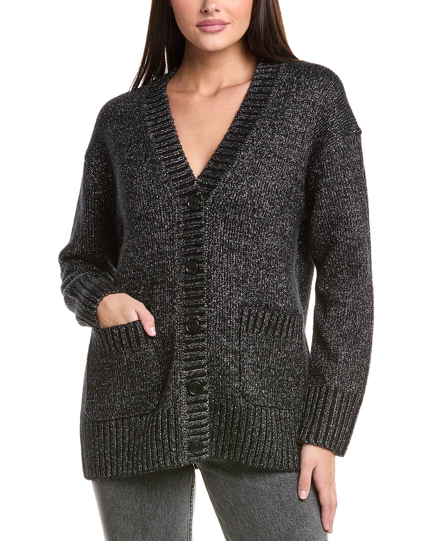 Allsaints Sabrina Wool-blend Cardigan In Black