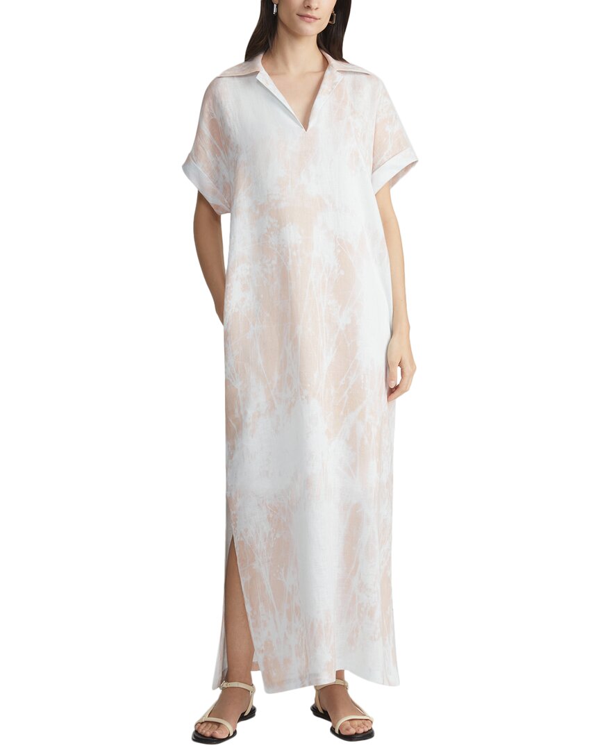 Lafayette 148 New York Linen Popover Duster In Neutral
