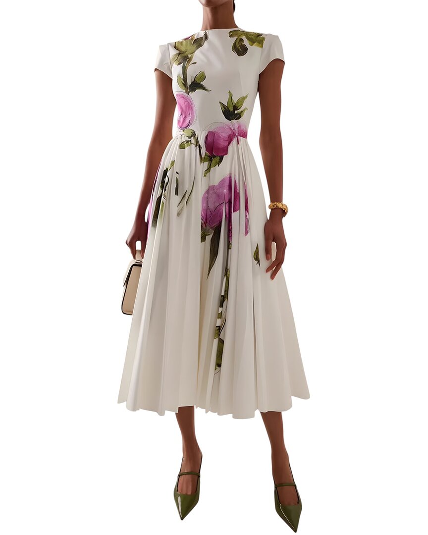 Linda Charm Maxi Dress In White