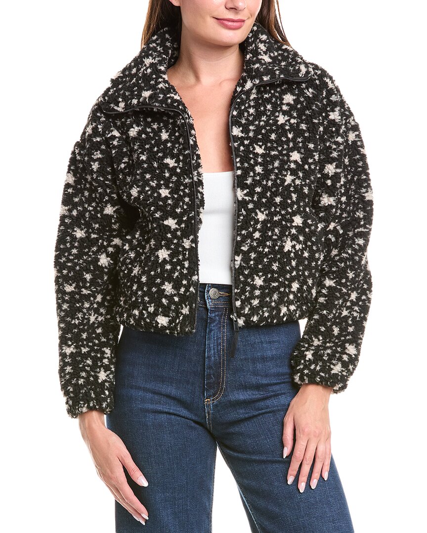Saltwater Luxe Sherpa Jacket In Black