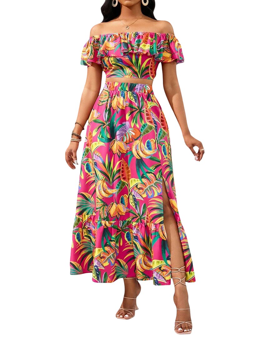 Nino Balcutti 2pc Top & Skirt Set In Multi